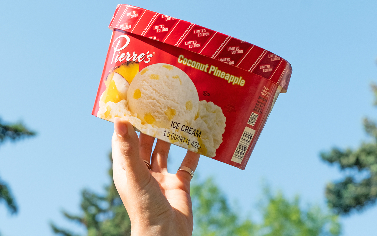 Peaches and Cream National Ice Cream Month