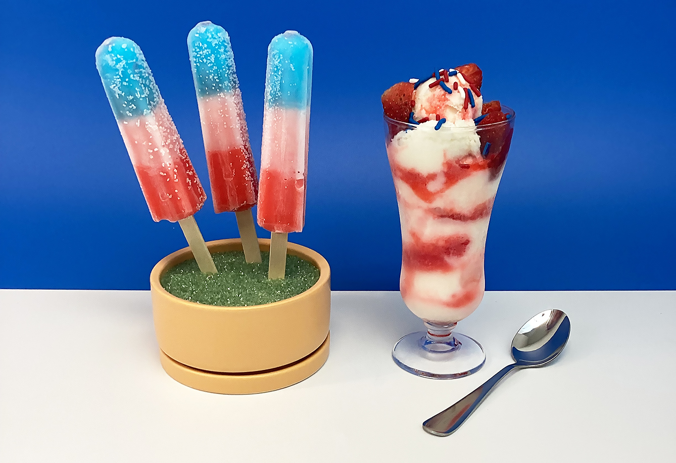 Ice cream for the Fourth of July Ice cream for the Fourth of July