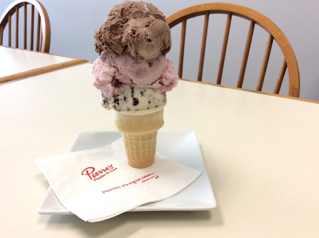 Celebrate National Ice Cream Day Sunday, July 18 Pierre's Ice Cream
